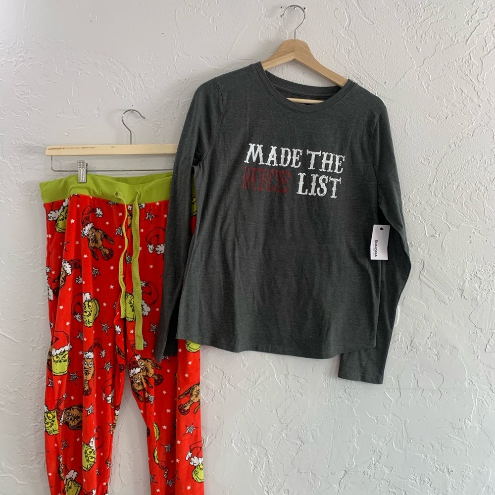 Christmas Pajama Set. Kohls Size Medium